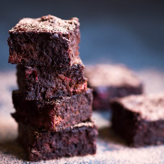 Chocolate Raspberry Brownies