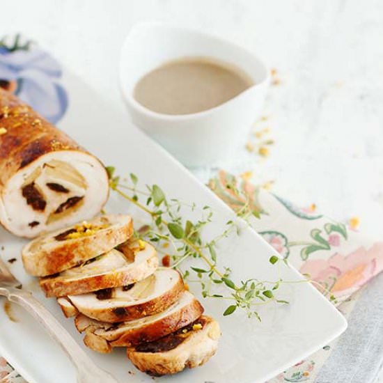 Breast Stuffed w/ Mushroom & Sherry