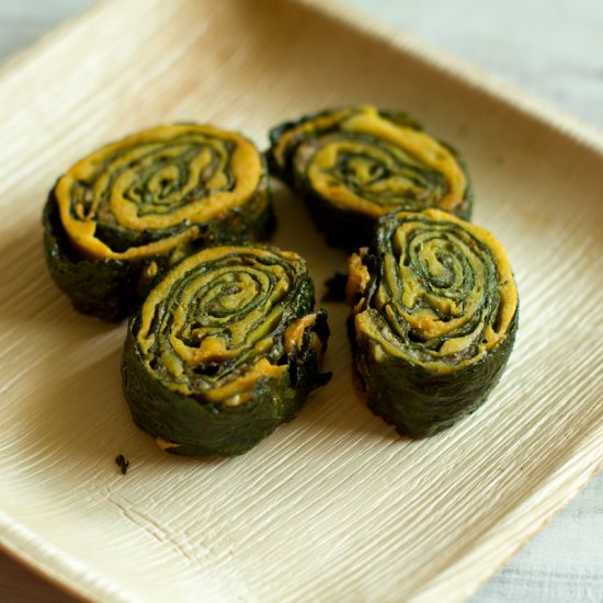 Colocasia Leaves Fritters