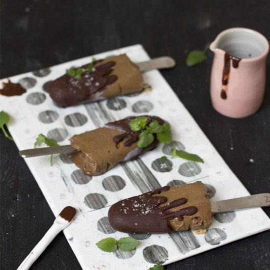 Avocado Chocolate Popsicle