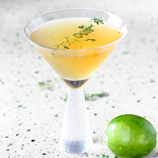 Thyme Tequila Fizz