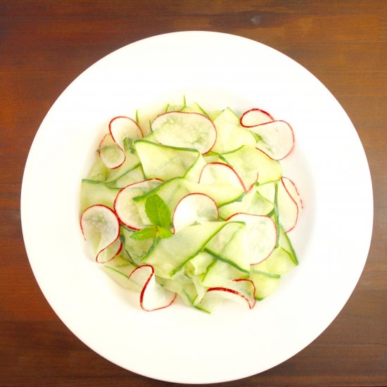 Shaved Cucumber & Radish Salad