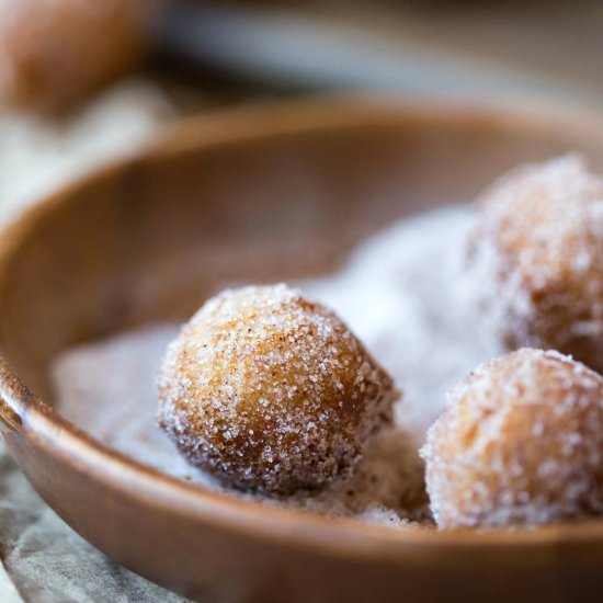 Apple Cider Donut Holes