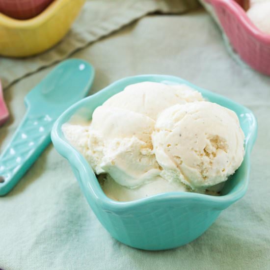 3 Ingredient Vanilla Bean Ice Cream