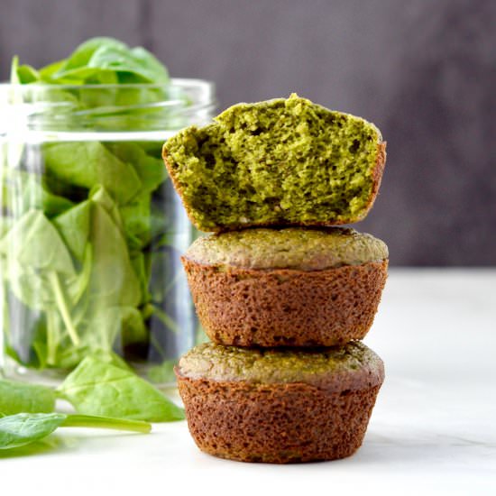 Spinach Banana Muffins