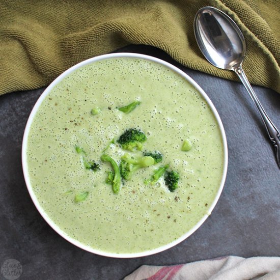 Dairy Free Cream of Broccoli Soup