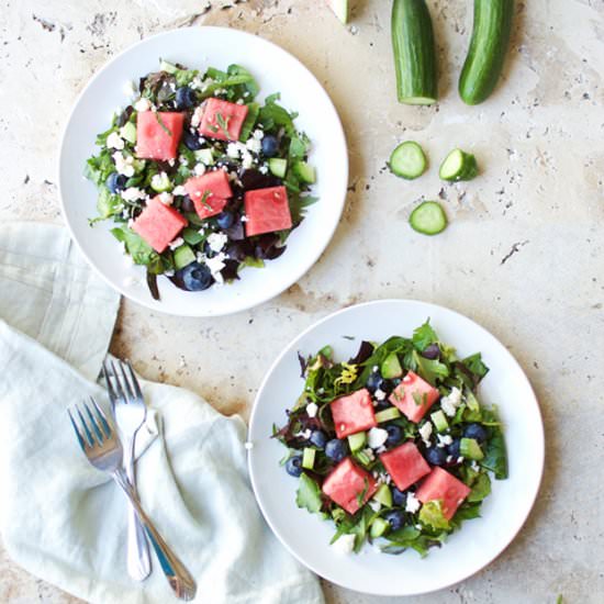 Fresh Watermelon Summer Salad