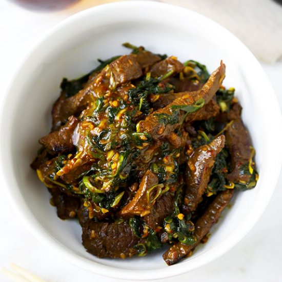 Hunan Beef With Cumin