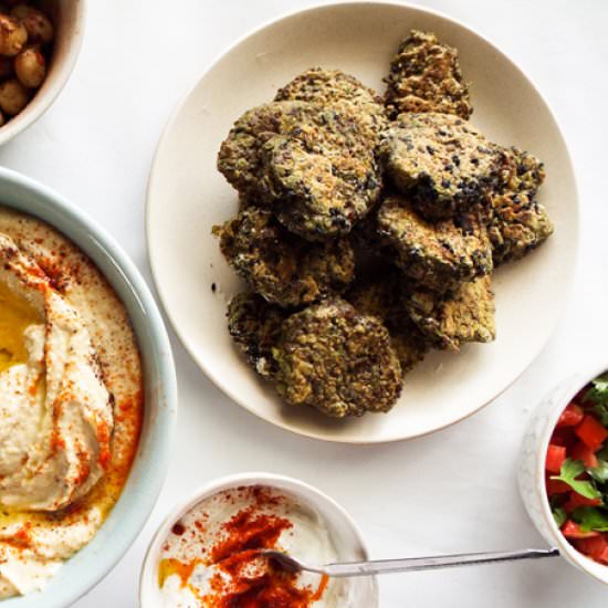 protein-rich falafels