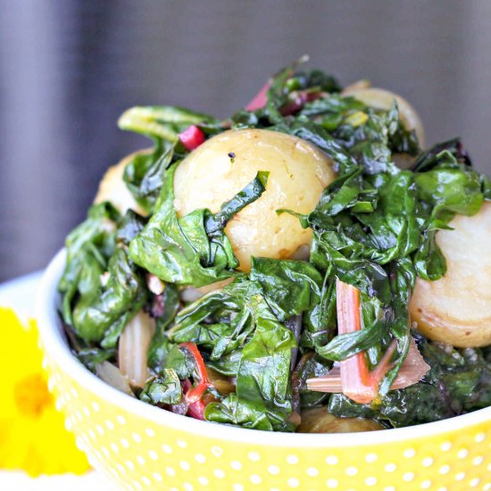 Swiss Chard and Potatoes