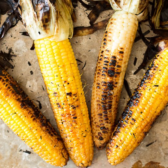 Charred Grilled Corn