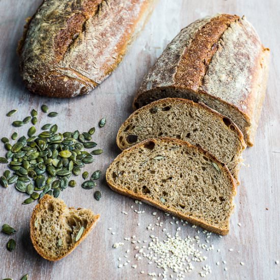 Country Seed Sourdough Bread