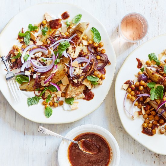 Papri Chaat with Pita Chips