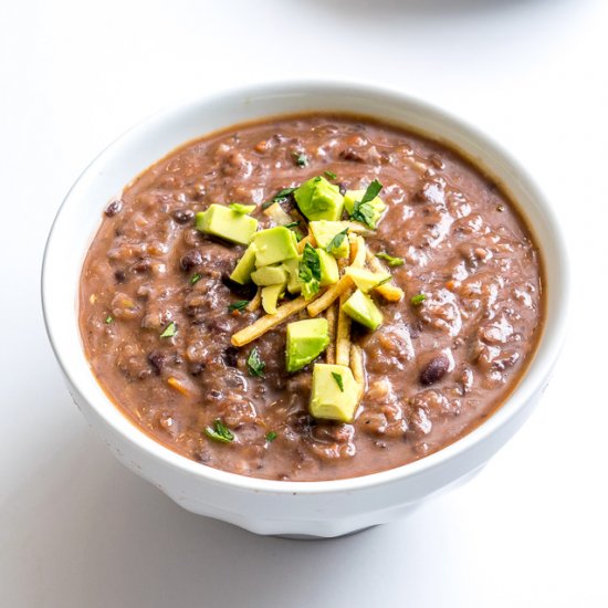 Mexican Black Bean Soup