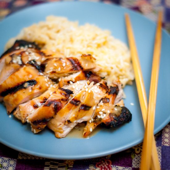 Soy Free Grilled Teriyaki Chicken