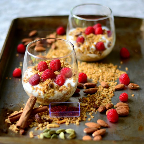 Saffron & Almond Granola