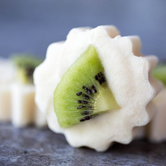 Fresh Fruit Frozen Yogurt Bites