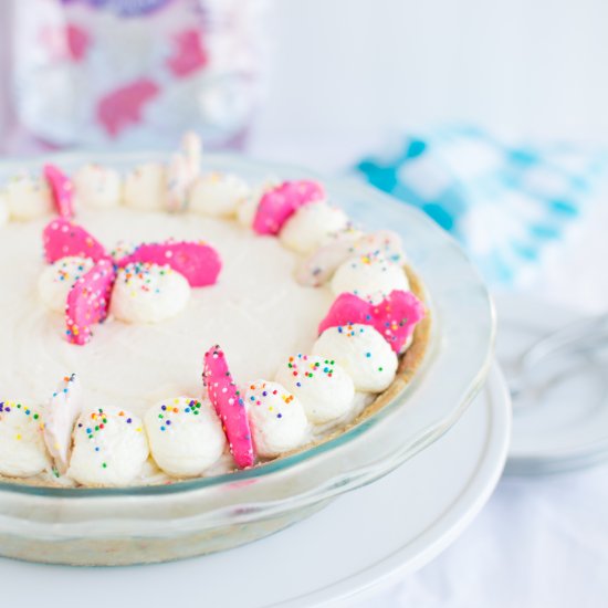 Circus Animal Cookie Truffle Pie