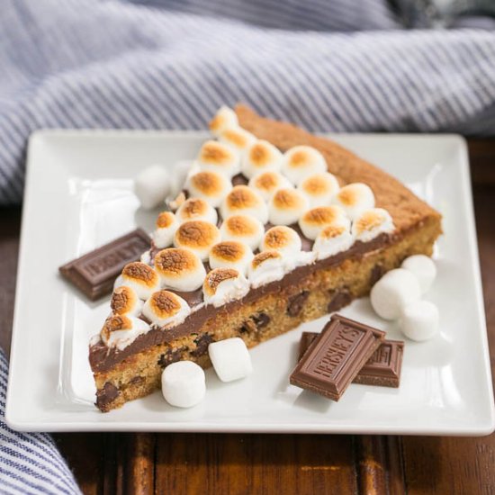 S’mores Cookie Cake