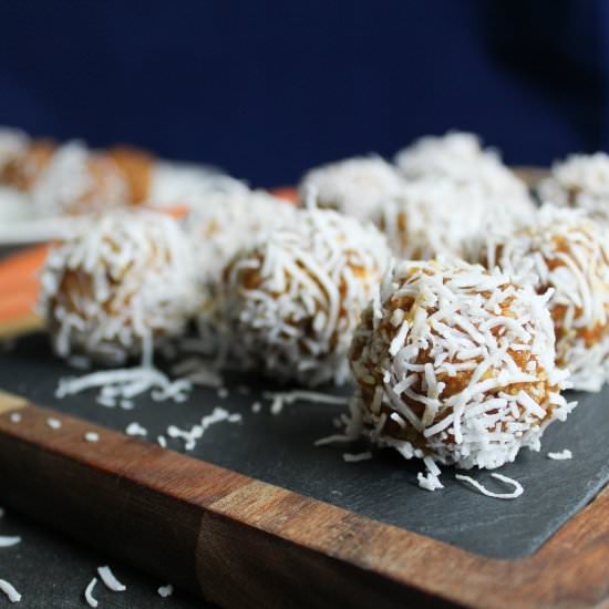 Raw Carrot Cake Balls