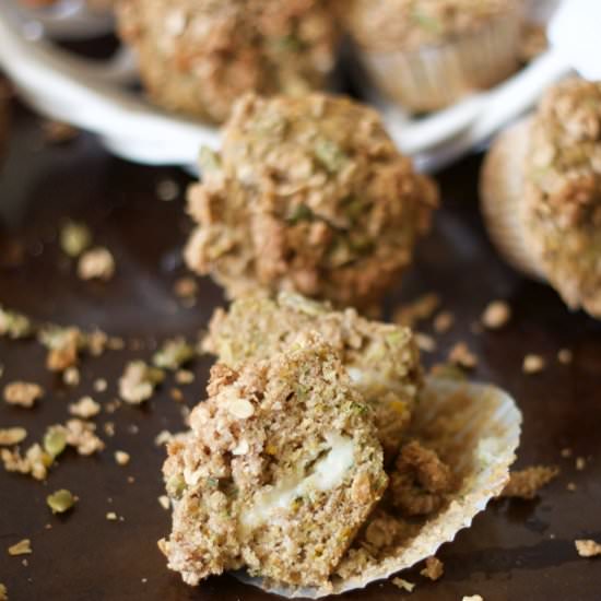 Zucchini Cream Cheese Muffins