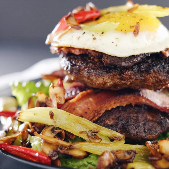 Chipotle Bison Burgers