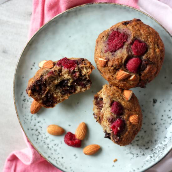 Banana Muffins with Chocolate