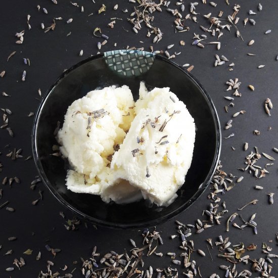 Lavender Honey Ice Cream