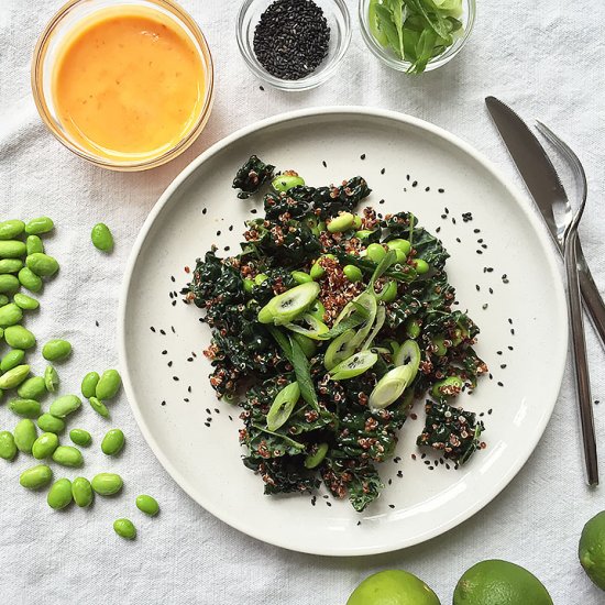 Quinoa and Black Kale Salad