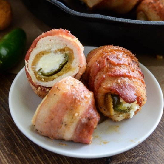 Bacon Wrapped Jalapeño Chicken