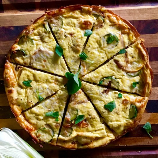 Summer Squash and Corn Frittata