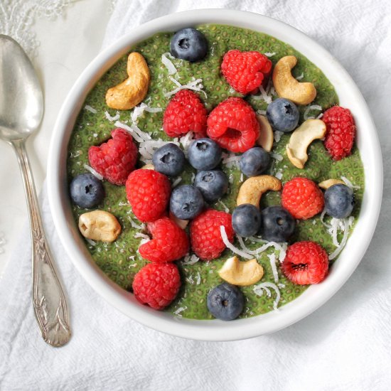 Matcha Tea Chia Pudding