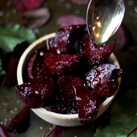 Roasted Beets + Salt and Honey