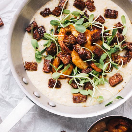 BBQ Shrimp & Cheese Grits