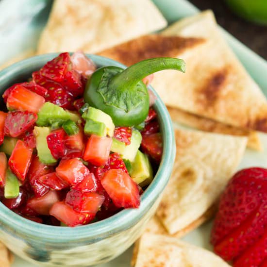 Strawberry Avocado Jalapeno Salsa