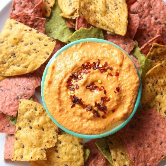 Spicy Red Pepper Hummus