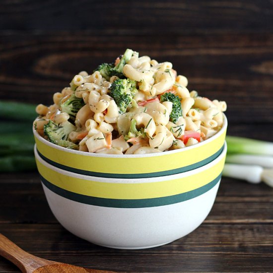 Classic Vegan Macaroni Salad