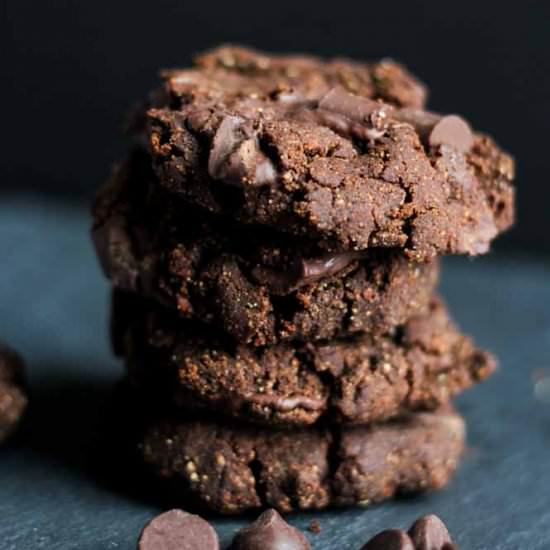 Double Chocolate Paleo Cookies