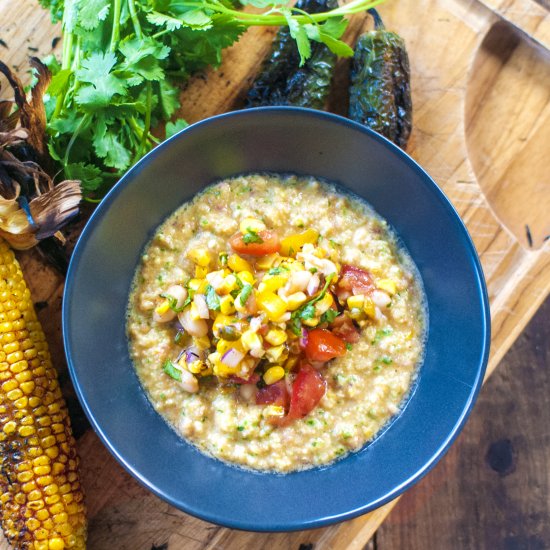 Smokey Corn Gazpacho