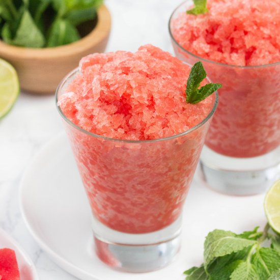 Watermelon Margarita Granitas