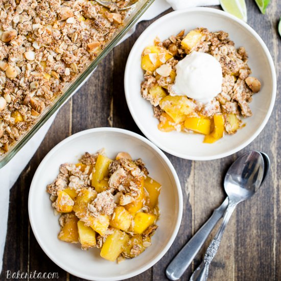 Mango Pineapple Crumble