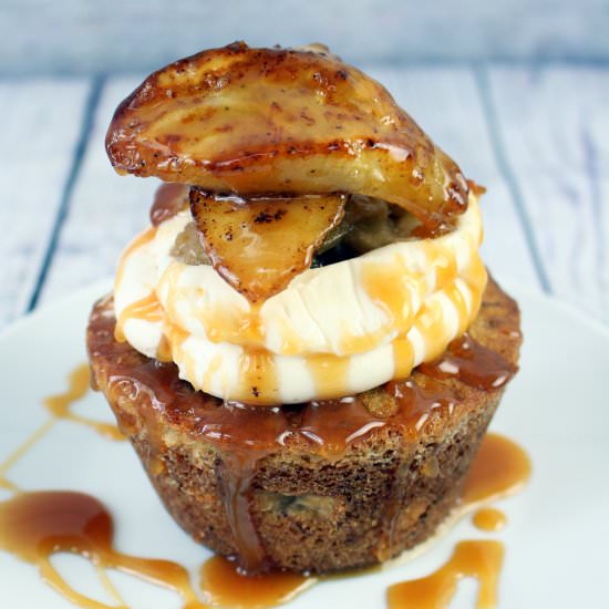 Bananas Foster Cupcakes