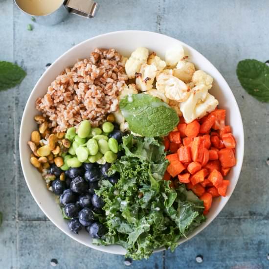 Roasted Cauliflower + Carrot Salad