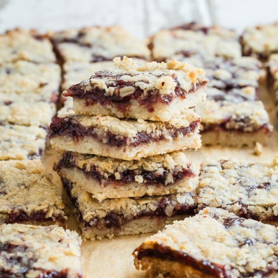 Jam Crumb Bars