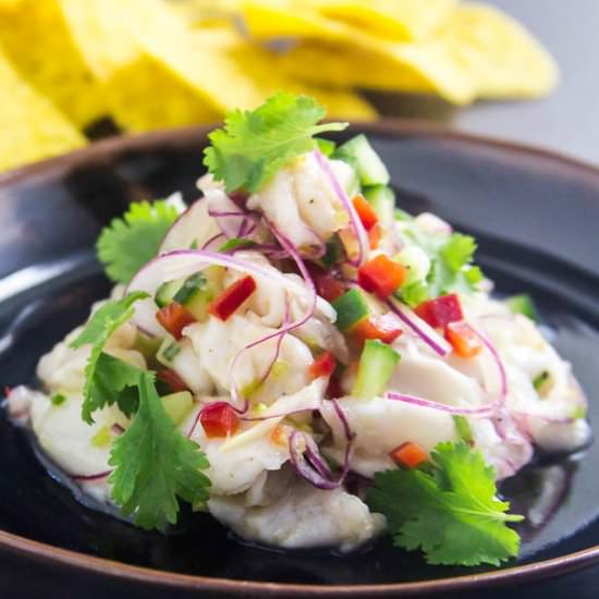 Simple Snapper Ceviche