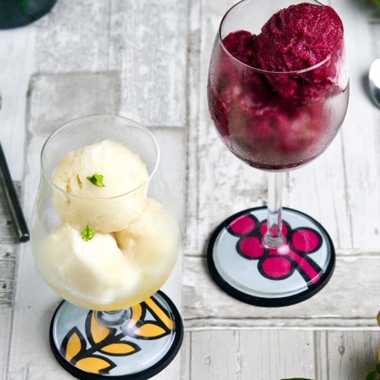 Beer and Wine Sorbet