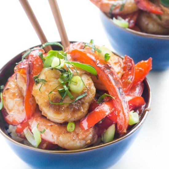 Thai Basil Shrimp