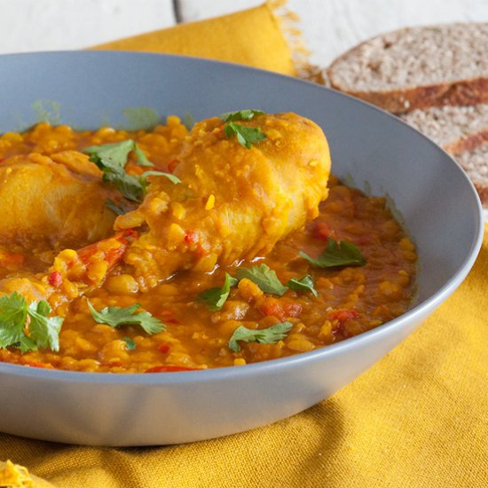 Chicken Yellow Split Pea Curry