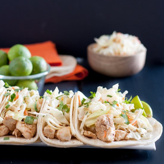 Key Lime Chicken Tacos