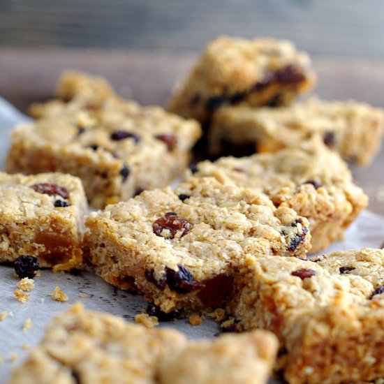 Ginger Fruit Flapjacks